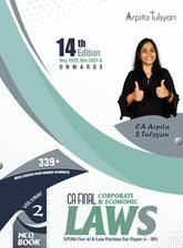 CA Final Corporate & Economic Laws (SPOM) MCQ Book by CA Arpita Tulsyan